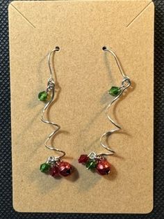 Christmas Beaded Mini Jingle Bell Dangle Pierced Earrings Red And Green  | eBay Holiday Beaded Dangle Jewelry, Red Ear Wire Jewelry For Holidays, Christmas Beaded Dangle Jewelry, Beaded Dangle Christmas Jewelry, Holiday Beaded Dangle Earrings, Holiday Red Beaded Earrings With Ear Wire, Christmas Jewelry Gift With Dangling Beads, Christmas Gift Jewelry With Dangling Beads, Red Dangle Jewelry For Christmas