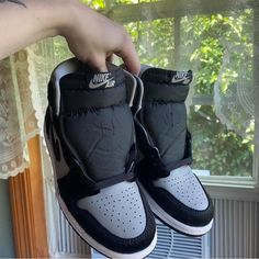 Womens' Air Jordan 1 Retro High Og "Twist 2.0" Colorway: Medium Grey/Black/White | Size 6.5 I Bought These For Myself A Bit Ago Without Realizing The Black Material Is Like Hair, They've Been Sitting Ever Since So They Are Brand New! Will Come With Original Box & Shoe Laces Price Is Negotiable, Send Offers ! Shipping Same Day Or Next Of Purchase Mon-Fri #Lifestyle #Nike #Airjordan #Adidas Womens Air Jordans, Air Jordan 1 Retro High Og, Air Jordan 1 Retro High, Air Jordan 1 Retro, Jordan 1 Retro High, Jordan 1 Retro, Air Jordan 1, Jordan 1, Black Nikes