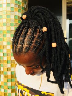 Flat Twist Locs Hairstyles, Loc Hairstyles For Women Long, Faux Locs Over Real Locs, Protective Loc Styles, Flat Twist Loc Styles, Classy Loc Styles, Long Locs Hairstyles For Women, Simple Loc Styles