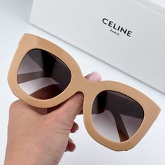 Celine Cl4005fn 57z Brand New Sunglasses Beige Gradient Violet Geometric Women Same/Next Day Shipping! Brand New And 100% Authentic! Made In Italy. Brand: Celine Model Number: Cl4005fn / Cl 4005fn Color Code: 57z Gender: Women Frame Shape: Geometric Frame Color: Beige Frame Material: Acetate Frame Type: Full Rim Lens Color: Gradient Violet Lens Material: Organic Plastic Size: 49x25x145 100% Uv Protection! Full Retail Celine Package: 1. Glasses 2. Box 3. Case 4. Cloth 5. Celine Booklet Chic Beige Cat Eye Sunglasses, Chic Beige Polarized Cat Eye Sunglasses, Chic Beige Cat Eye Sunglasses With Uv Protection, Chic Beige Cat Eye Sunglasses With Polarized Lenses, Modern Beige Cat Eye Sunglasses With Tinted Lenses, Modern Beige Cat Eye Sunglasses With Gradient Lenses, Modern Beige Cat Eye Sunglasses With Mirrored Lenses, Modern Beige Mirrored Cat Eye Sunglasses, Trendy Beige Sunglasses For Party