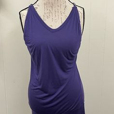 Brand New With Tags Laltramoda Purple Viscose Jersey Tunic Top. Strappy Back Detail With Rhinestone Embellished Straps. Gtd/Cp Purple V-neck Top With Built-in Bra, Black Cotton Dresses, Floral Print Tunic, Printed Tunic Tops, Couture Tops, Long Vests, Boho Tunics, Knit Tunic, Print Tunic