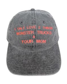 Tv Dads, Brass Buckle, Dad Hat, Hat Making, Reaction Pictures, Burnt Orange, Dad Hats, Mom Life, Monster Trucks