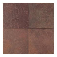 a brown tile floor with four squares in it