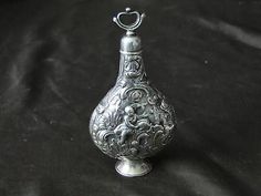 Sterling Silver Perfume Flask C 1760 Dutch German | eBay Decorative Bells, Sterling Silver Jewelry, Perfume Bottles, Silver Jewelry, Vanity