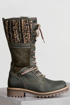 Women’s Bos & Co Holland Wool-Lined Waterproof Leather Boots | Overland