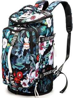 Amazon.com: Gym Duffle Bag Backpack with Shoe Compartment,4 ways Travel Backpack for Women and Men,Multi-Functional Weekender bag with Waterproof Layer&Laptop Compartment for Fitness, Travel,Camping(floral bird) : Electronics Cheap Multifunctional Duffle Bag For Gym, Versatile Backpack Duffle Bag For On-the-go, Backpack With Shoe Compartment, Functional Backpack-style Duffle Bag With Zipper, Versatile Gym Bag Standard Backpack For On-the-go, Versatile Gym Bag With Pockets For On-the-go, Gym Duffle Bag, Backpack For Women