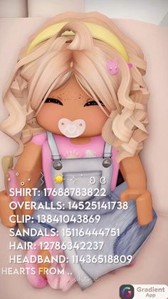 Baby Decals, Preppy Baby, Preppy Decal, Quotes Relatable, Pic Code, Preppy Kids, Diy Hair Masks, Black Hair Roblox