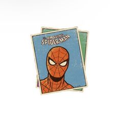 a spiderman sticker with the caption'espero les hay gusto mi gente rockstars