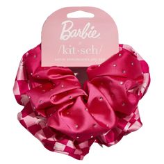 Fun Scrunchies, Malibu Vibes, Hair Care Essentials, The Dream Life, Accessories Packaging, Accessoires Barbie, Barbie Inspired, Satin Scrunchies, Tie For Women