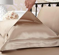 Handmade Luxury Satin Pillowcase - Top Quality (1Pc) - outstandingly soft, shiny and luxurious. - Size: Standard 20" x 26"/ 50cm x 66cm Queen 20" x 30" / 50cm x 76cm King 20" x 36"/ 50cm x 90cm Made-to-Order, Custom Size Available - Odd-shaped pillows? We LOVE custom orders! Please feel free to contact us for custom size request💕 (If you would like to make a bulk order - 12 or more items of the same style, please feel free to message us. - 22 Colors: - Zipper/Envelope closure. Protective, hassl Ms Delight, Bebe Video, Purple Chocolate, Silk Pillowcase Hair, Silk Pillowcases, Silk Sheets, Satin Pillow, Silk Outfit, Satin Pillowcase