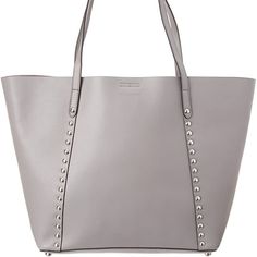 Rebecca Minkoff Blythe Tote Grey One Size Embellish Your Daily Look With This Flawless Rebecca Minkoff Blythe Tote. Made Of Leather With Stud Detail. Magnetic Snap Closure. Dual Shoulder Straps. Signature Logo Engraved Hardware Detail At Back. Protective Metal Foot Base. Two Interior Back-Wall Slip Pockets. Bottom Width: 19 In Depth: 5 In Height: 12 In Strap Length: 22 In Strap Drop: 10 In Weight: 1 Lb 10.8 Oz New With Tag! Anthropologie Bags, Daily Look, Signature Logo, Womens Tote Bags, Rebecca Minkoff, Snap Closure, Shoulder Straps, Anthropologie, Grey