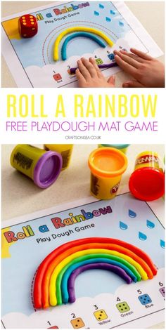 the roll a rainbow game is an easy and fun way to learn how to play