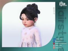 Sims 4 Toddler Clothes, Sims 4 Cheats, Mod Hair, Japanese Kids, Sims 4 Cc Folder