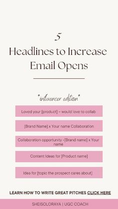 an email cover with the words headlines to increase email opens