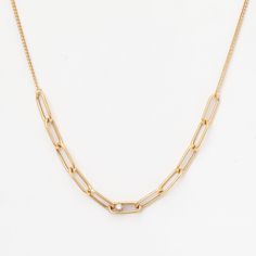 For fans of paperclip link chains, this new necklace from Zoe Chicco is a gorgeous piece to add to your collection. With a gleaming prong-set, round white diamond stationed just off the center, this necklace brings a luxe feel to every look. Wear this beauty on its own or pair it with contrasting chains for the perfect stack. Chain adjusts between 16" and 18". 14 karat yellow gold with round white diamond totaling 0.10 carat. Band Necklace, Zoe Chicco, New Necklace, Diamonds And Gold, Band Engagement Ring, Custom Engagement Ring, Pendant Earrings, Solitaire Engagement Ring, Paper Clip