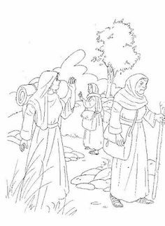 the three wise men are talking to each other in front of a tree and two sheep