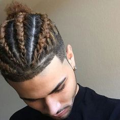 Curly Hair Men, Braids For Long Hair, Fade Haircut, Long Hair Styles Men, Boy Hairstyles