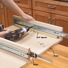 Kitchen Cabinet Storage Solutions, Cabinet Storage Solutions, Diy Kitchen Projects, Cheap Kitchen Cabinets, Kitchen Base Cabinets, Kitchen Sink Storage, The Family Handyman, Kabinet Dapur