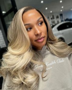 Savannah James, Hair Colorful, Cute Hair Colors, Curly Wedding Hair, Protective Hairstyles Braids, Big Chop, Long Blonde, February 11