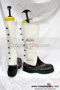 White Round Toe Boots For Cosplay, Ciel Cosplay, Hot Costume, Black Butler Ciel, Cosplay Boots, Boots White, Costume Store, Anime Costumes, Business Flyer