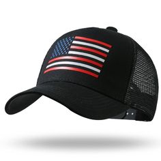 PRICES MAY VARY. SHOW OFF YOUR PATRIOTIC SIDE - Wear your love for country with pride with these American flag hats for men and women. The front of this USA hat features a printed blacked out American flag design. WELL-VENTILATED AMERICA HAT - Not a fan of closed caps that make your head all wet and sweaty? This American flag hat features mesh on its side and back panels to maximize airflow and ventilation. A SNUG, ADJUSTABLE FIT - A hat that fits too tight can feel uncomfortable to wear. Each o Adjustable Patriotic Hat For Outdoors, Adjustable American Hat With Curved Brim, Patriotic Hats For Outdoor, One Size Fits Most, Adjustable Patriotic Hats, American Style Adjustable Hat With Curved Brim, Adjustable Patriotic Outdoor Hat, Memorial Day Sports Baseball Cap, Snapback Baseball Cap For Memorial Day Outdoor, Patriotic Adjustable Baseball Cap For Outdoor