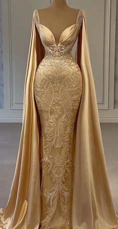 Gold Satin Prom Dress, Tobirama Senju, Prom Elegant, Discount Wedding Dresses, Glamour Dress, Gowns Prom, Prom Dress Inspiration, Gowns Wedding