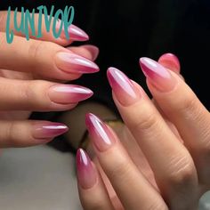 45949712105723 Cute Pink Nails, Nagel Tips, Fake Nails With Glue, Almond Nail, Blue Nail, Pink Nail, Stick On Nails, Make Up Bag, Nail Kit