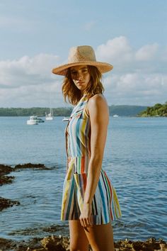 Elegant yet easy-going and effortless, meet the 'Breeze Fedora'. This new straw style has been hand-woven by artisans, features a timeless fedora crown and finished with a flicked edge detail. Wide Brim Linen Straw Hat For Beach, Spring Wide Brim Linen Straw Hat, Summer Beach Fedora Unlined, Spring Linen Wide Brim Straw Hat, Summer Vacation Linen Sun Hat, Spring Vacation Linen Sun Hat, Summer Beach Linen Sun Hat, Linen Sun Hat For Beach In Summer Style, Summer Linen Straw Hat For Beach