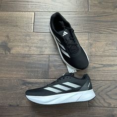 Brand New In Box Adidas Duramo Sl Running Shoes Men's Size 11 Black/ White Id9849 Adidas Black Slip-on Running Shoes, Adidas Running, Shoes Adidas, Adidas Black, Running Shoes For Men, Black Adidas, Adidas Shoes, Adidas Men, Running Shoes