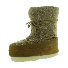 As one of the most iconic brands in the footwear industry, Steve Madden offers the trend you're looking for at an accessible price point. Manufacturer: Steve Madden Style Type: Winter & Snow Boots Collection: Steve Madden Sleeve Length: Material: Textile/Manmade Fabric Type: Faux Suede Specialty: Lace-Up Sku: BH5944413 Size: 6-7 Medium (B,M).  Color: Brown.  Gender: female.  Age Group: adult. Synthetic Winter Boots With Round Toe, Casual Synthetic Boots For Winter, Lace-up Winter Boots With Cushioned Footbed, Winter Boots With Cushioned Footbed And Medium Width, Suede Shoes Women, Multicolor Shoes, Heeled Chelsea Boots, Waterproof Shoes, Winter Snow Boots