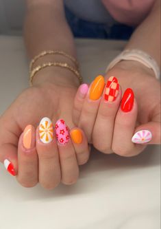 Sassy Nails, Simple Acrylic Nails, Bright Nails, Hair Skin Nails, Nails 2024, Spring Nail