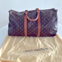 Questions? Leave A Comment Below! Louis Vuitton Keepall 55, Louis Vuitton Keepall, Vintage Louis Vuitton, Travel Bags, Louis Vuitton Bag, Bag Lady, Louis Vuitton, Color