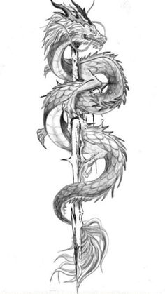 Coiling Dragon Tattoo, Dragon Spine Tattoo Men, Dragon Tattoo For Men Leg, Dragon Knife Tattoo, Dragon Wrap Tattoo, Dragon Tattoo Ankle, Tattoo Dino, Long Tattoos, Dragon Spine Tattoo