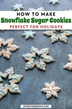 Prettiest Snowflake Sugar Cookies Decorated Christmas Cookies Royal Icing, Christmas Cookies Royal Icing, Sugar Cookies Christmas, Snowflake Christmas Cookies, Snowflake Sugar Cookies, Snowflake Sugar, Cookie Recipes Decorating, Snowflake Cookie, Yummy Christmas Treats