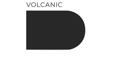 a black and white photo with the words volcanic on it