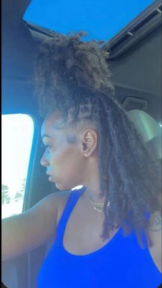 Locs Hairstyles Two Ponytails, Simple Dreadlocks Styles Black Women, Twisted Locs Two Strand, Real Locs Hairstyles For Women, Instant Locs With Curly Ends, Locs Real Hair, Fluffy Locs Black Women, Locs Hairstyles For Women Natural Hair, Locs Black Women Hairstyles