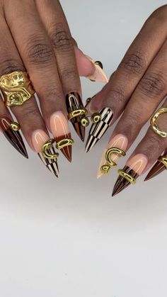 Bobby Jack Nails, Jack Nails, Alabama Nails, Bobby Jack, Cute Nail Colors, Boho Nails, Goth Nails, Glamorous Nails, Exotic Nails