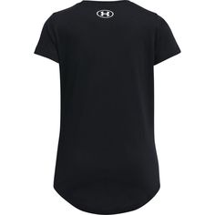 Add this Under Armour girls' tech tee to her activewear line-up. UA Tech fabric is quick-drying, ultra-soft & has a more natural feel Anti-odor technology prevents the growth of odor-causing microbes Material wicks sweat & dries really fast Rounded hem Crewneck Short sleevesFABRIC & CARE Polyester Machine wash Imported Size: X Large. Color: Black. Gender: female. Age Group: kids. Material: Polyester|Cotton. Under Armour Sporty T-shirt For Sports, Short Sleeve Under Armour Workout Top, Under Armour Short Sleeve Workout Top, Under Armour Sportswear Crew Neck Top, Under Armour Short Sleeve Athleisure Top, Sporty Short Sleeve Tops By Under Armour, Under Armour Sportswear Tops For Sports, Under Armour Girls, Girl Top