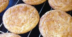 freshly baked cookies cooling on the grill