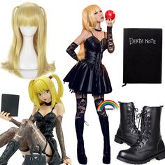 Misa Amane Outfit, Misa Amane Cosplay, Outfit Anime, Horror Costume, Nerdy Outfits, Misa Amane, Pretty Halloween Costumes, Anime Halloween