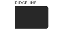 a black and white photo with the words ridgeline on it