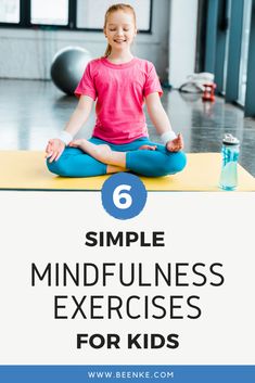 Easy mindfulness exercises for kids you can do at home. Teach your children the basic principles of mindfulness with these fun activites. Help kids calm down, soothe anxiety, and be more present. Improve focus and attention. Easy practices you can incopiorate into your daily life. Learn More! #beenke #mindfulness #positiveparenting Exercises For Kids, Easy Exercises, Shift Work, Parenting Strategies