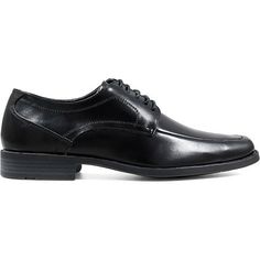 The Calhoun men's dress shoes from Stacy Adams is the base for your next great business look: built from the ground up to be comfortable, stylish, and professional.Closure Type: Lace-UpUpper/Outer Base Material: 100% SyntheticShoe Lining Material: SyntheticSole Material Content: 100% Synthetic Rubber BlendToe Type: Cap ToeCare: Wipe CleanHeel Style: Flat HeelCountry of Origin: Imported Synthetic Leather Wingtip Shoes For Business, Business Dress Shoes With Round Toe In Synthetic, Black Round Toe Oxfords For Business Meetings, Business Oxford Moc Toe Dress Shoes, Business Oxford Dress Shoes With Moc Toe, Business Plain Toe Synthetic Oxfords, Elegant Synthetic Oxfords For Business, Classic Synthetic Oxfords For Office, Oxford Moc Toe Dress Shoes For Business Casual