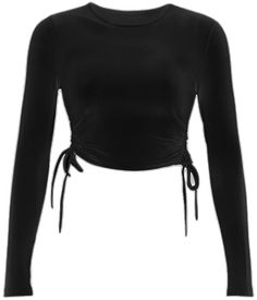 Fitted Crew Neck Crop Top For Party, High Stretch Party Tops, High Stretch Winter Club Tops, High Stretch Solid Color Tops For Party, High Stretch Club Tops For Winter, High Stretch Crew Neck Top For Party, Fall Crew Neck Crop Top For Party, Fall Party Crop Top With Crew Neck, High Stretch Tops For Club In Winter