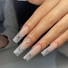 Long Iridescent Nails, Fuerza Regida Nails, Ivan Cornejo Nails, Dope Nail Designs Coffin, Trendy Nails 2024, New Trendy Nail Art Designs, Kali Uchis Nail Ideas, Unique Acrylic Nails Creative, Red Y2k Nails