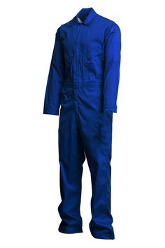 CVFRD7RO Description LAPCO FR deluxe coveralls are hard to beat with high-quality construction, premium fabric, and deluxe features to keep you comfortable and safe. Lightweight, durable fabric. Triple-needle stitching on the seams. Sewn with Nomex® thread. Covered brass zippers with Nomex® tape. Covered metal snaps on the placket. Covered metal snaps on the wrist and leg cuffs. Elastic at the back of the waist. Pencil pockets on the left arm and left chest. Two zippered chest pockets. Right bac Long Sleeve Blue Cotton Overalls, Long Sleeve Cotton Utility Overalls, Cotton Long Sleeve Utility Overalls, Mens Coveralls, Leg Cuffs, Bib Overalls, Pajama Pants, Pants