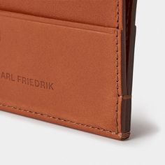 Hatton Slim Leather Cardholder | Carl Friedrik™ Leather Cardholder, Italian Heritage, Leather Card Wallet, Natural Tan, Luggage Accessories, Nice Leather, Card Holder Leather, Leather Accessories, Level Up