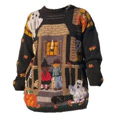 Granny Chic Fashion, Quirky Fashion, Halloween Fashion, Autumn Outfit, Cute Sweaters, Character Outfits, Aesthetic Clothes