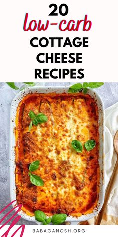 a casserole dish with cheese and spinach on top