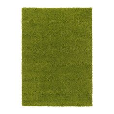 a green rug is shown on a white background and it looks like an area rug